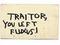 Nam June Paik «Traitor, you left fluxus (Postcard to Nam June Paik)»